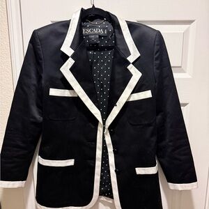 Escada Polka Dot Lined Jacket